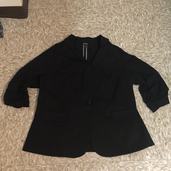 🧥Torrid Black Twill Blazer🧥 - Picture 4 of 6